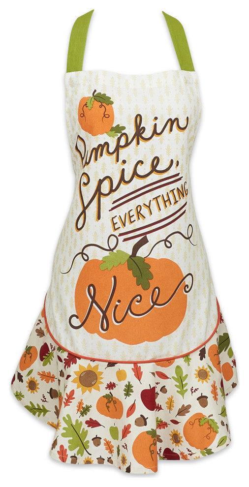 Pum-Packin Spice Ruffle Apron