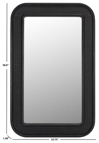 Safavieh Alessa 23.75" Mirror, Black