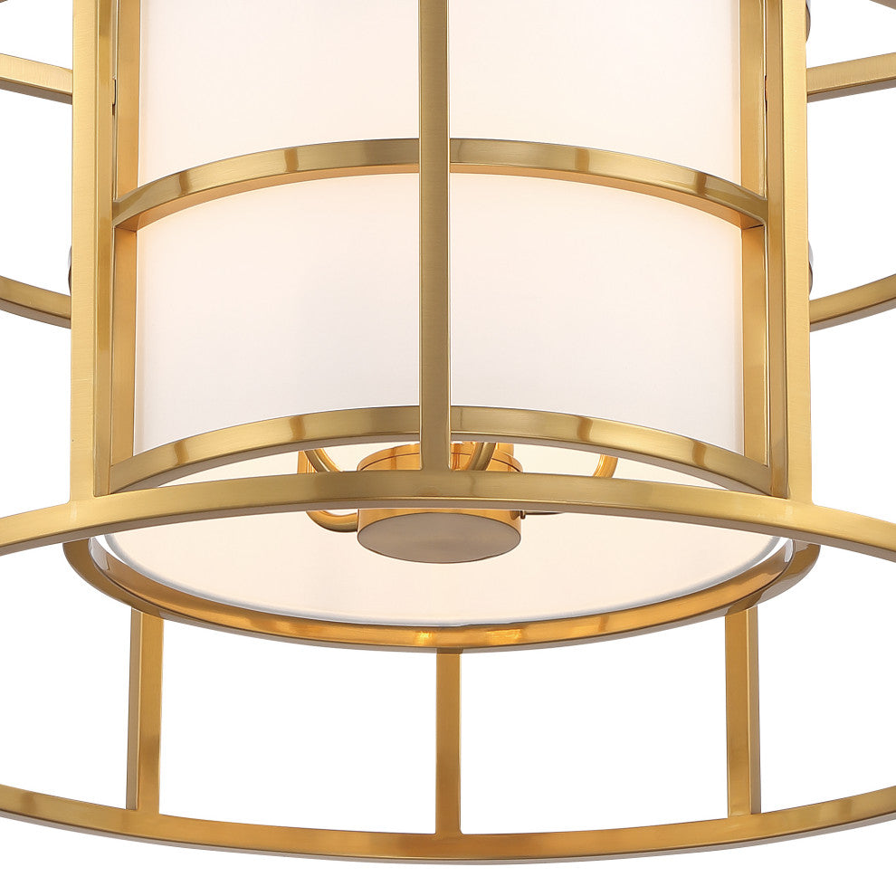 Brian Patrick Flynn for Crystorama Hulton 5 Light Luxe Gold Chandelier
