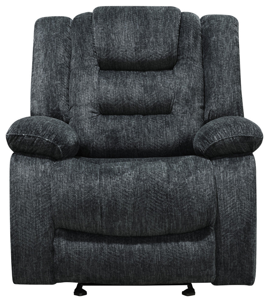 Glider Reclining Sofa Loveseat and Recliner