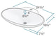 Porcelain Vessel Sink, White
