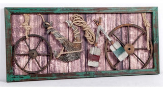 Distressed Nautical Wall Plaque