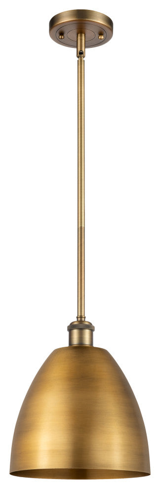 Ballston Dome Pendant, Brushed Brass, LED