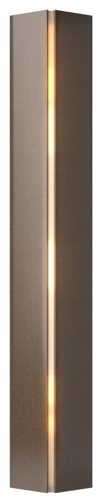 Gallery Small Sconce, Bronze Finish, Ivory Art Glass