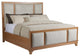 Crystal Cove Upholstered Panel Bed King