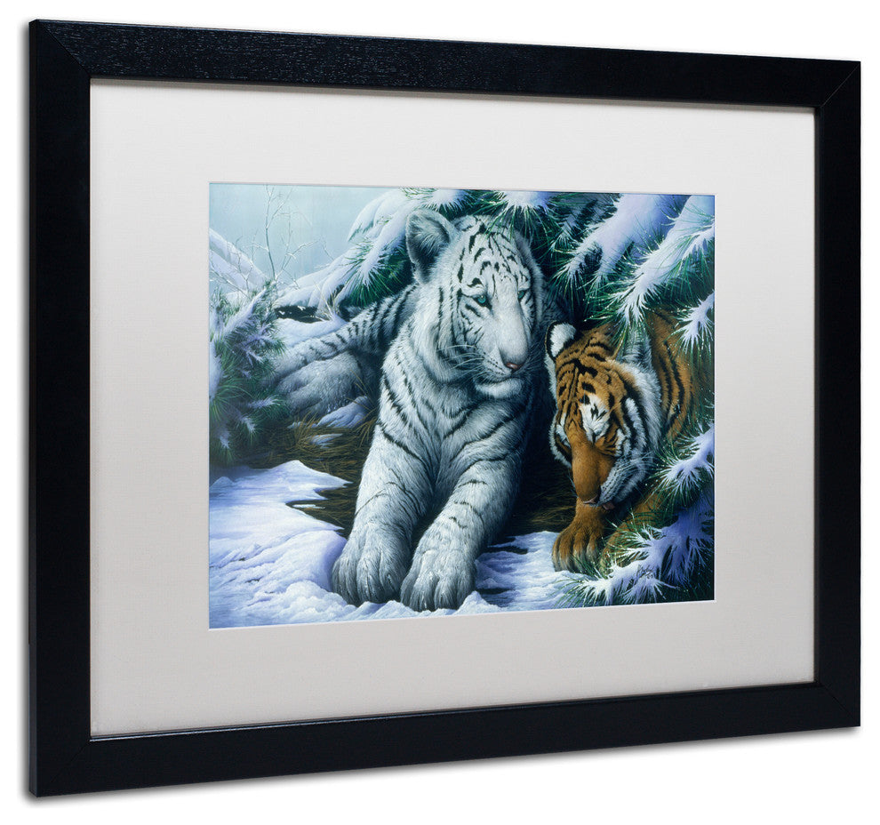 Jenny Newland 'Big Brother' Matted Framed Art, 20x16