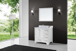 36" Single Sink Bathroom Vanity Base