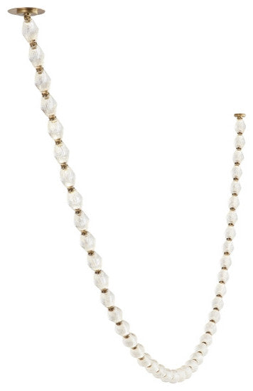 Visual Comfort Modern Collier LED Chandelier, Natural Brass