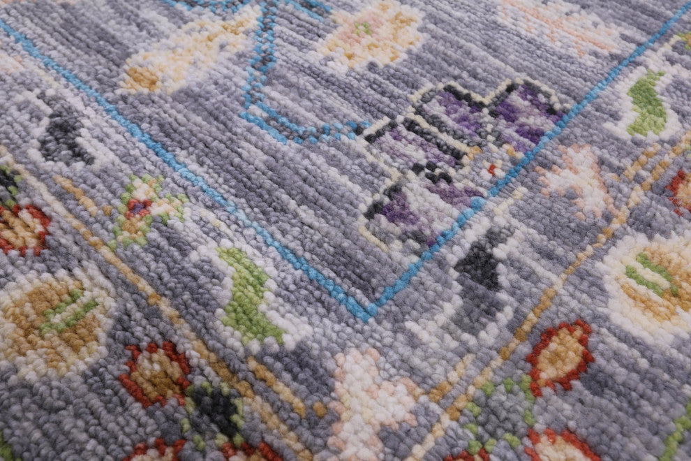 10' 1" X 13' 10" Turkish Oushak Hand-Knotted Rug - Q15613