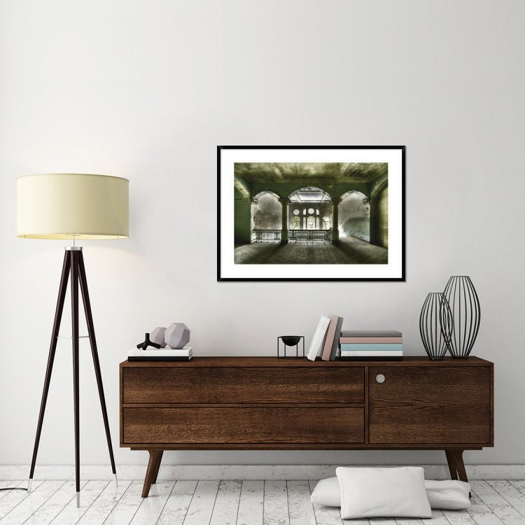 "Ailing Beauty" Framed Digital Print by Markus Kuhne, 44x32"