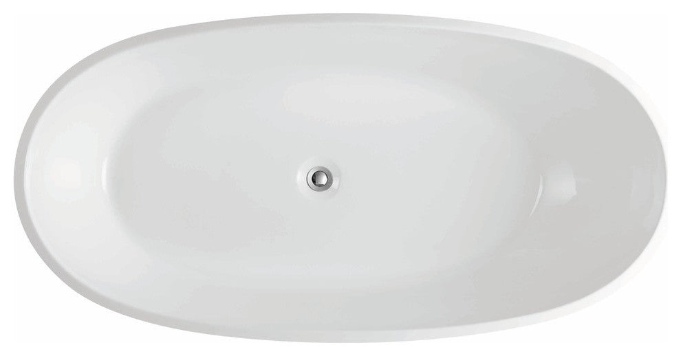 Eviva Sarah Free Standing 60" Acrylic Bathtub