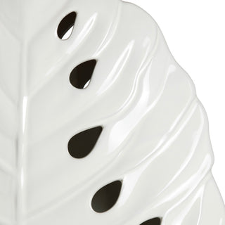 36.5"H White Ceramic Table Lamps With Burlap Oval Shade, Set of 2