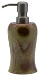Avalon Collection Whirl Green Onyx Soap Dispenser, Brushed Nickel