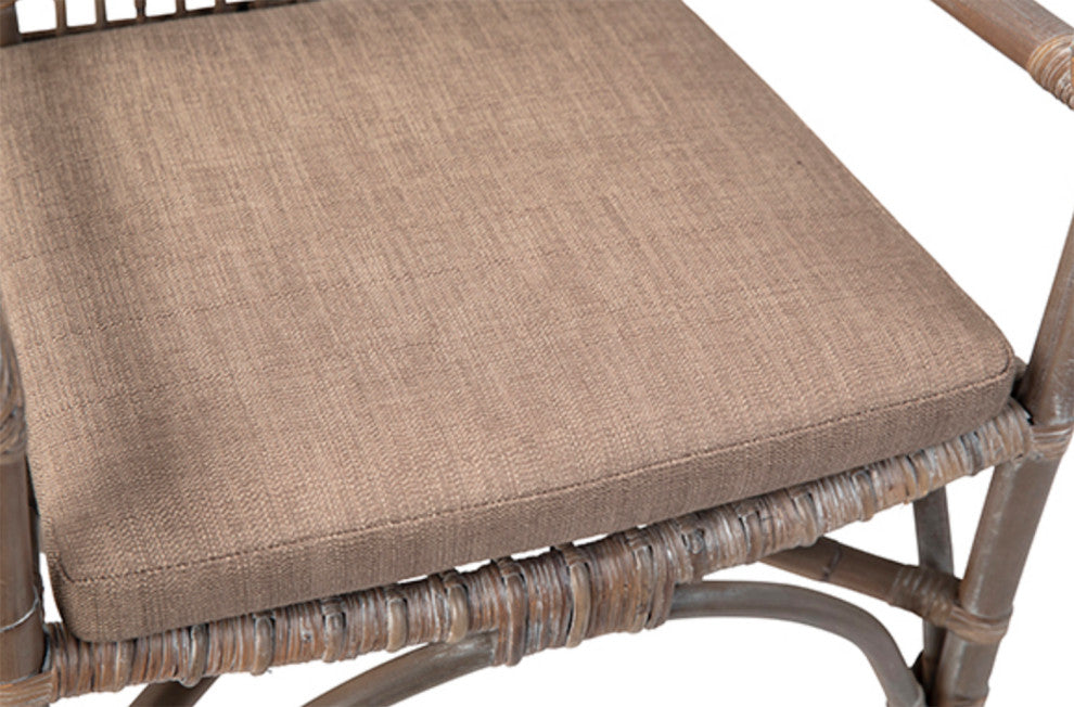 Bamboo and Rattan Dining Chair
