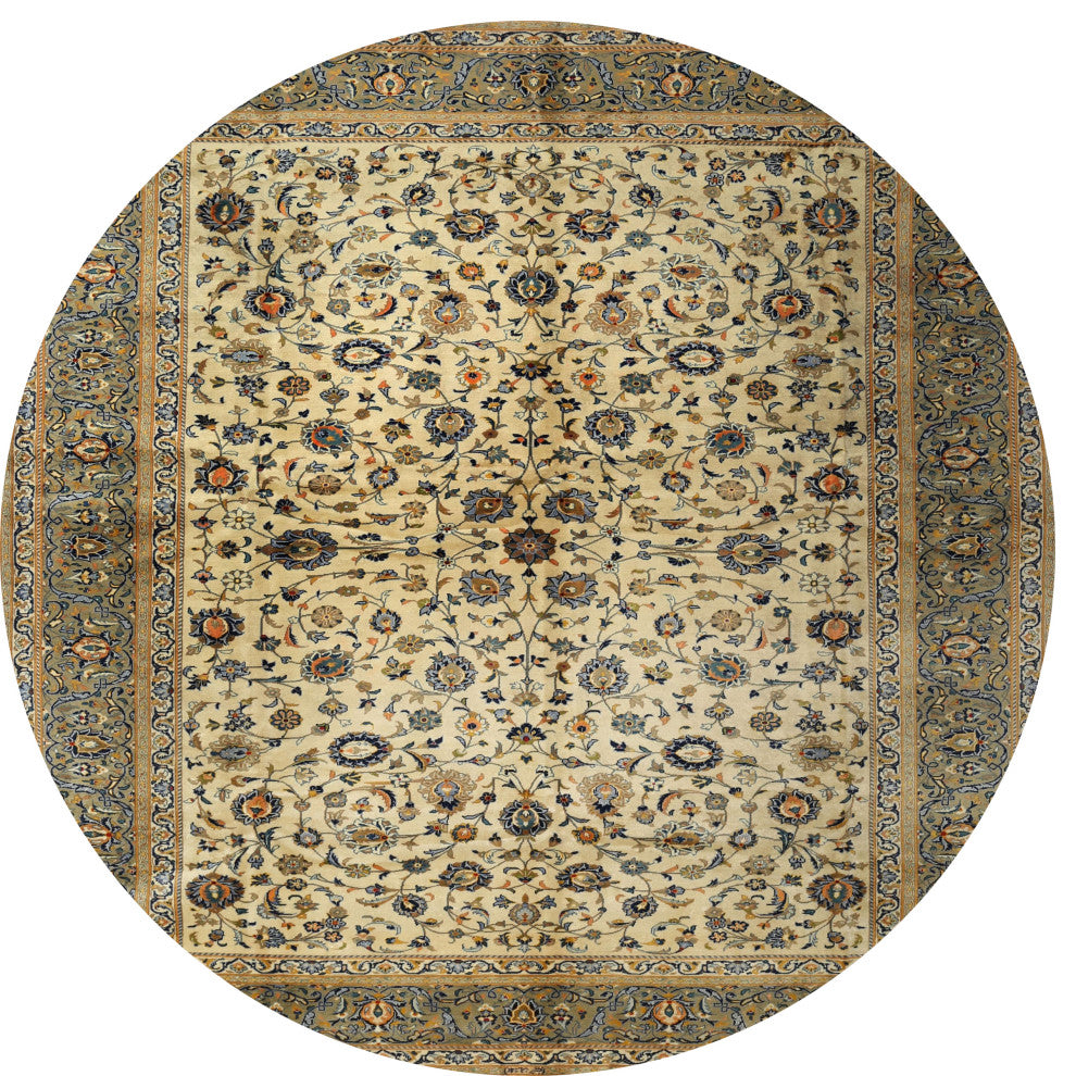 Ahgly Company Indoor Round Traditional Area Rugs, 3' Round