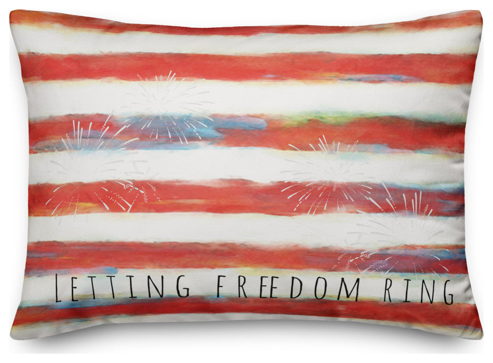 Letting Freedom Ring 14"x20" Spun Poly Pillow