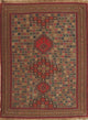 Kilim Oriental Traditional Hand-Woven Persian Area Rug, Green, 5'5"x4'1