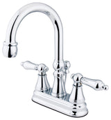 Kingston Brass 4" Centerset Bathroom Faucet, Polished Chrome