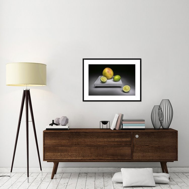 "Citrus Family" Framed Digital Print by Christophe Verot, 38"x28"
