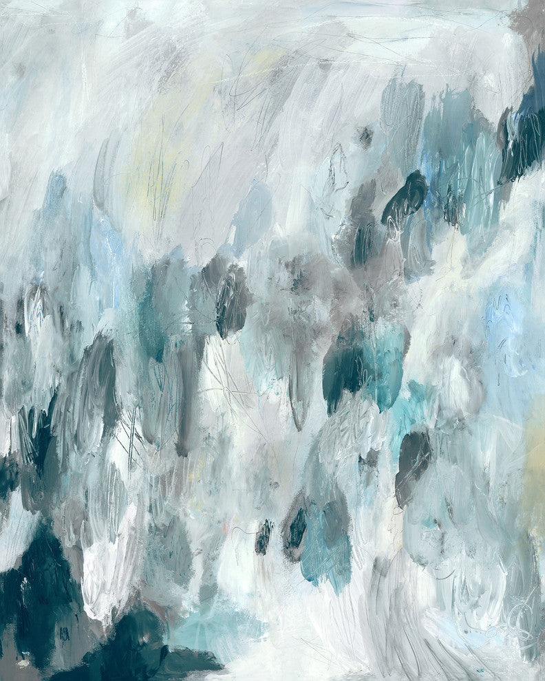 Blue Musings II, 30"x38", Gallery Wrapped