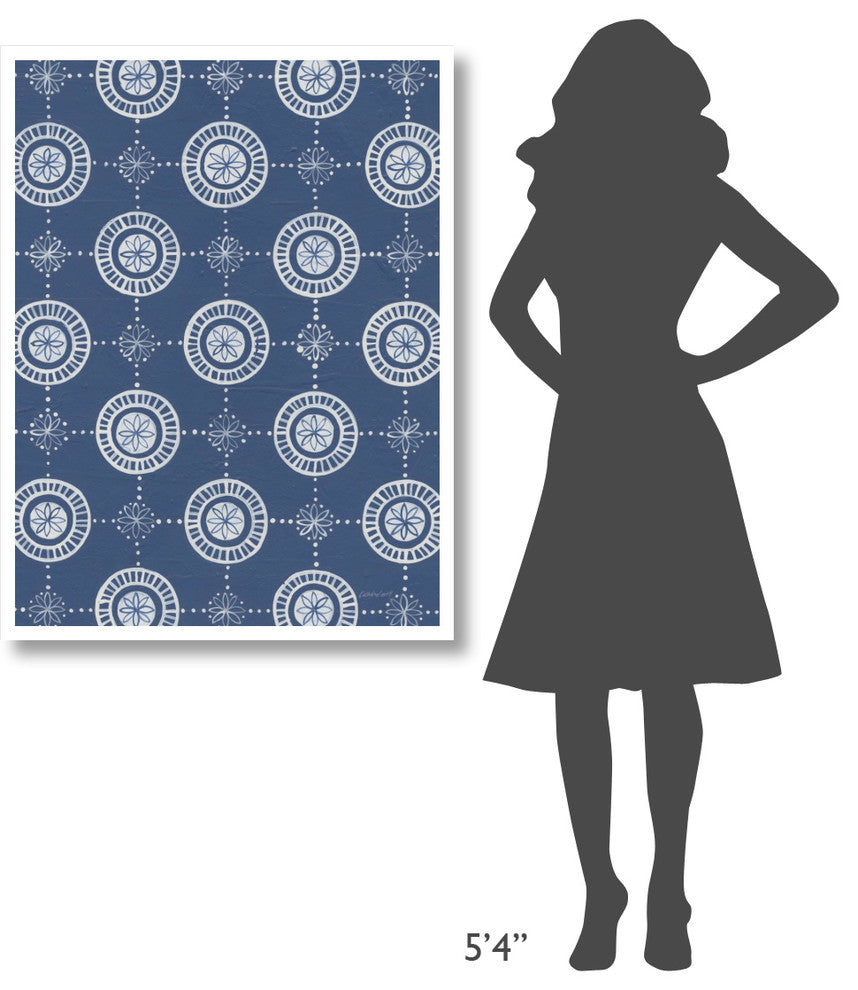 "Sunny Designs II" Digital Paper Print by Kathrine Lovell, 32"x42"
