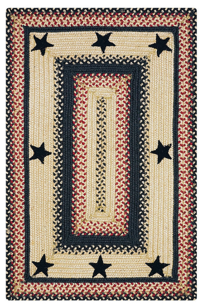 Primitive Star Rug Homespice D