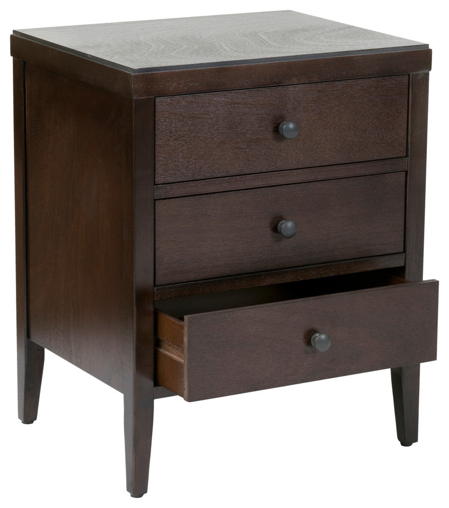 East at Main Webb Acacia Wood Rectangle Accent Table, Brown
