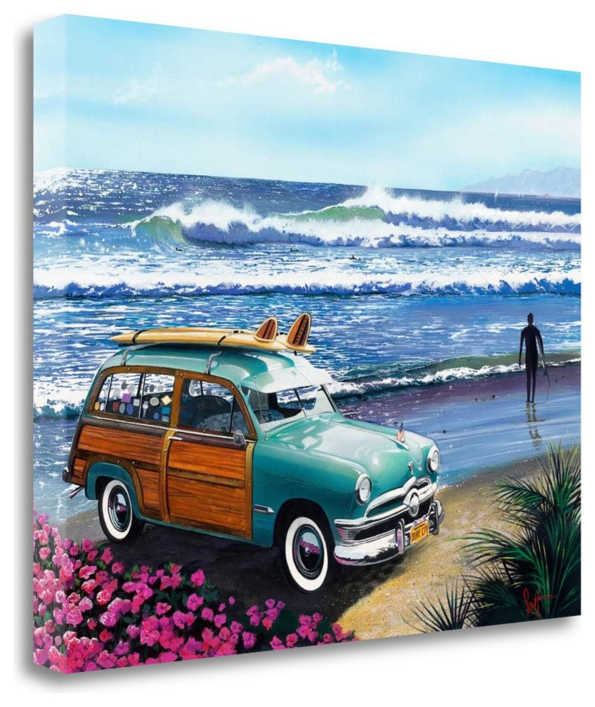 "Surf City" By Scott Westmoreland, Giclee Print on Gallery Wrap Canvas