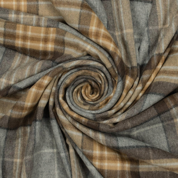 Prince of Scots Highland Tweed Merino Wool Throw, McKellar