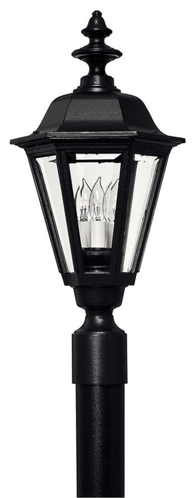 Hinkley Manor House Large Post Top Or Pier Mount Lantern, Black