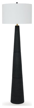 Hallburg Black/White Floor Lamp
