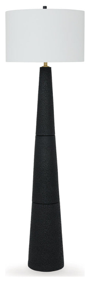 Hallburg Black/White Floor Lamp