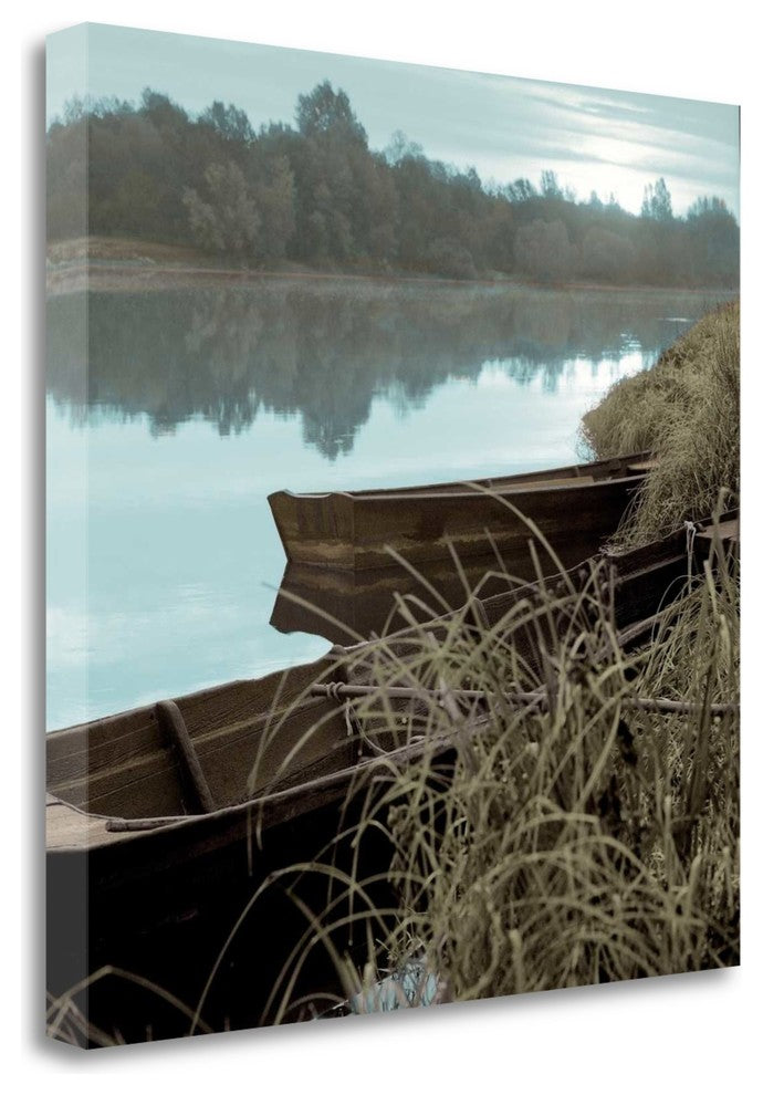 "French Boats - 1" By Alan Blaustein, Giclee Print on Gallery Wrap Canvas