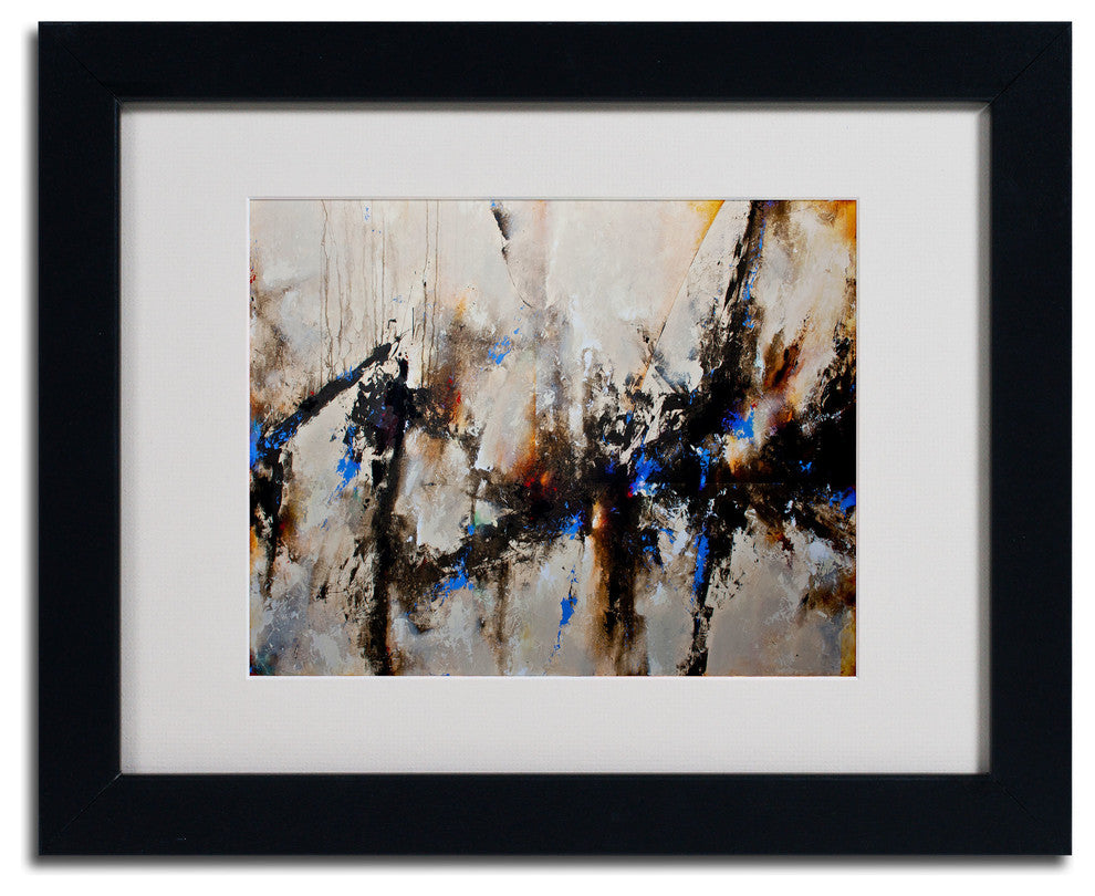 'Sands of Time III' Matted Framed Canvas Art by CH Studios