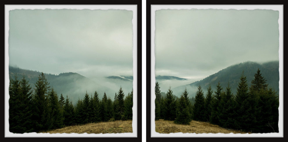 Goodbye Winter Diptych, 2-Piece Set, 32x32 Panels