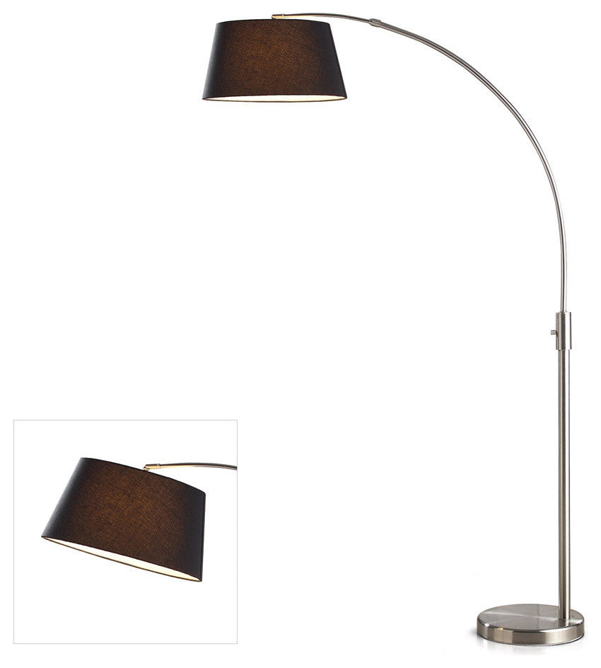 ORBITA Arch Floor Lamp, Black
