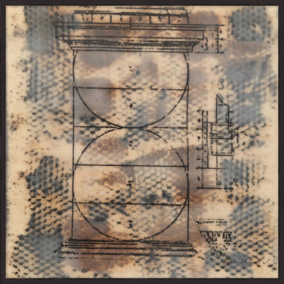 Encaustic Column 2, Giclee Reproduction Artwork