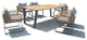 Deko Living Palazzolo Outdoor Dining Chairs and Table Set
