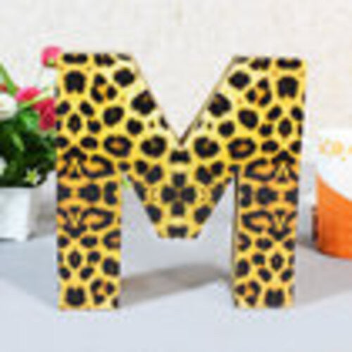 Handmade Eco-Friendly Wall Decor Alphabet Letter Block, 1.3x7.8x7.5