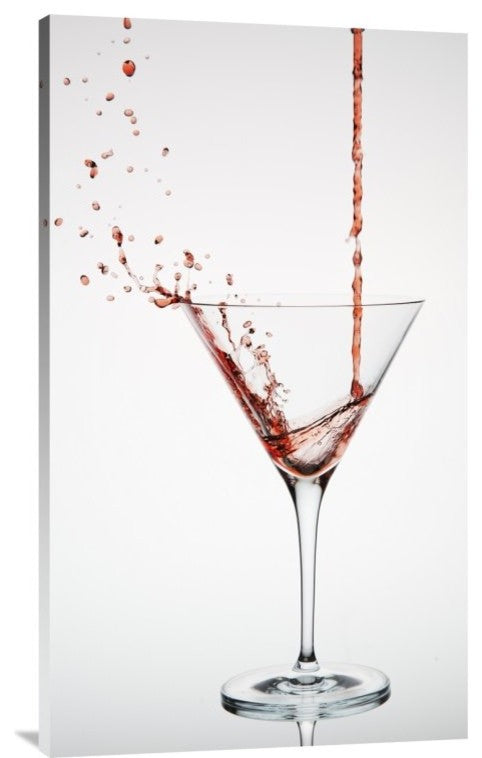 "Cocktail" Stretched Canvas Giclee by Christian Pabst, 21x36"