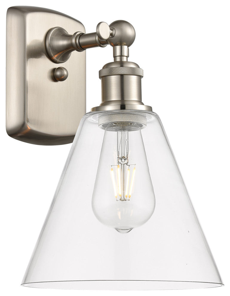 Innovations 516-1W-SN-GBC-82-LED 1-Light Sconce, Brushed Satin Nickel
