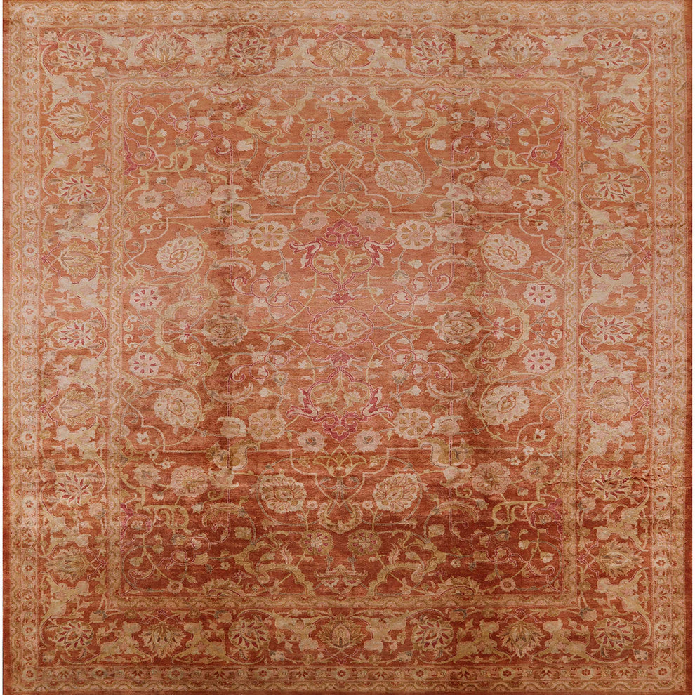 Ahgly Company Indoor Square Mid-Century Modern Area Rugs, 3' Square