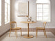 Hanna Dining Chair Bamboo Seat, Wheat, Set of 2