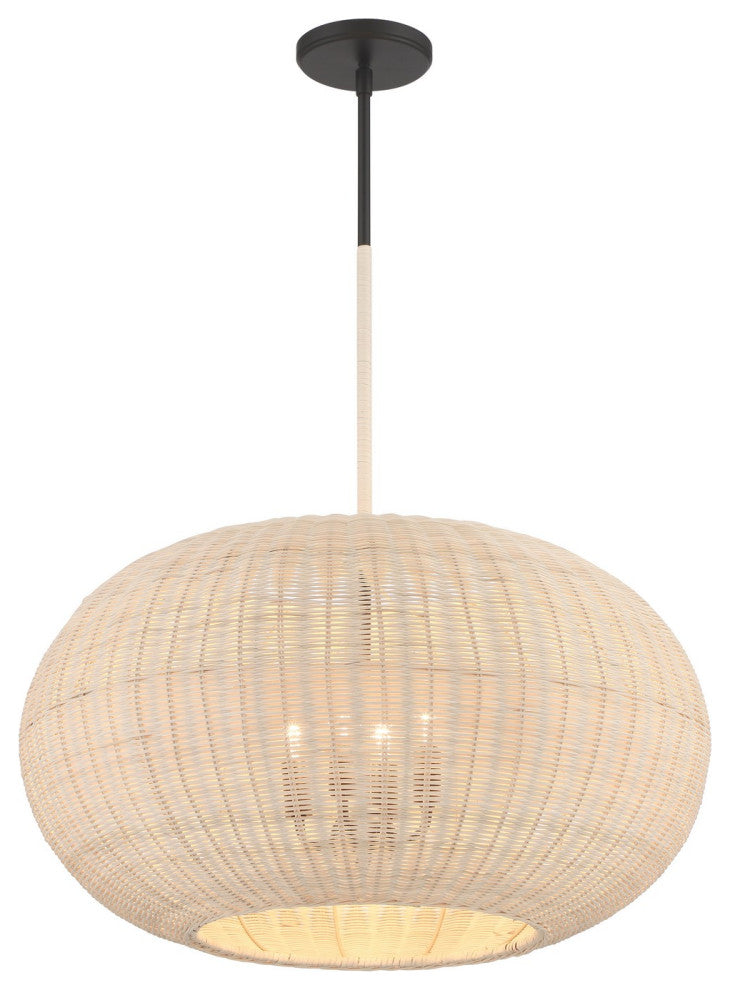 Minka Lavery Modjeska 4 Light Pendant, Coal