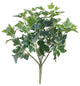 19" 2-Tone Green and White Sweet Potato Spring Floral Bush