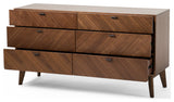 Nova Domus Kamela- Modern Walnut Dresser