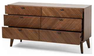 Nova Domus Kamela- Modern Walnut Dresser