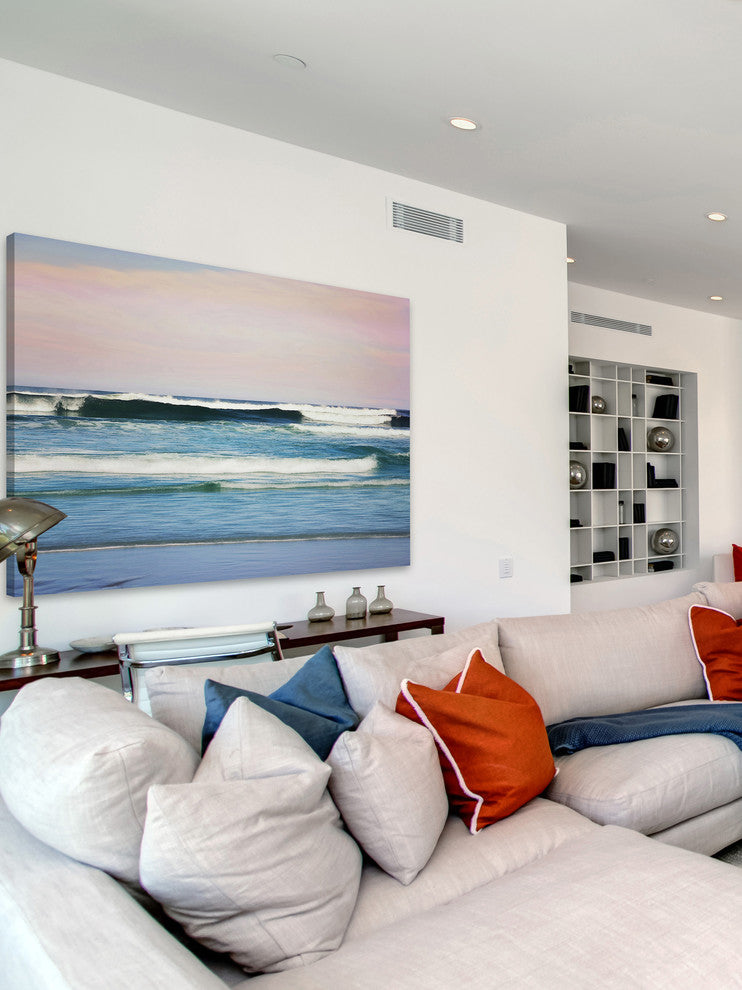 Marmont Hill, "Crashing Waves" by Sylvia Cook Painting on Wrapped Canvas, 45x30