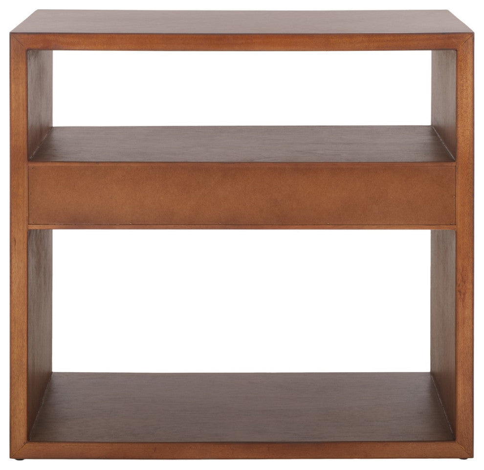 Safavieh Munson 2 Shelf 1 Drawer Console Table, Natural