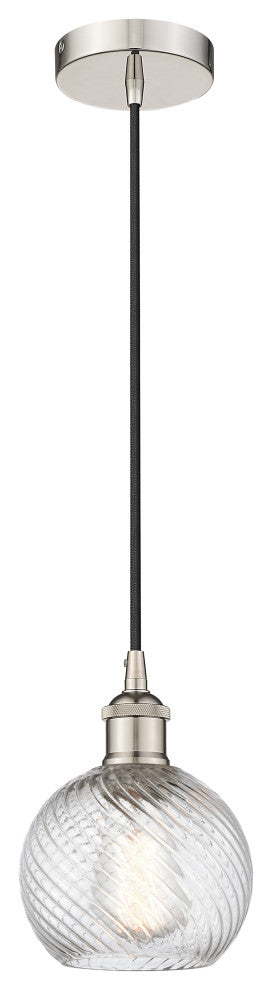 Innovations 616-1P-PN-G1214-6 1-Light Mini Pendant, Polished Nickel